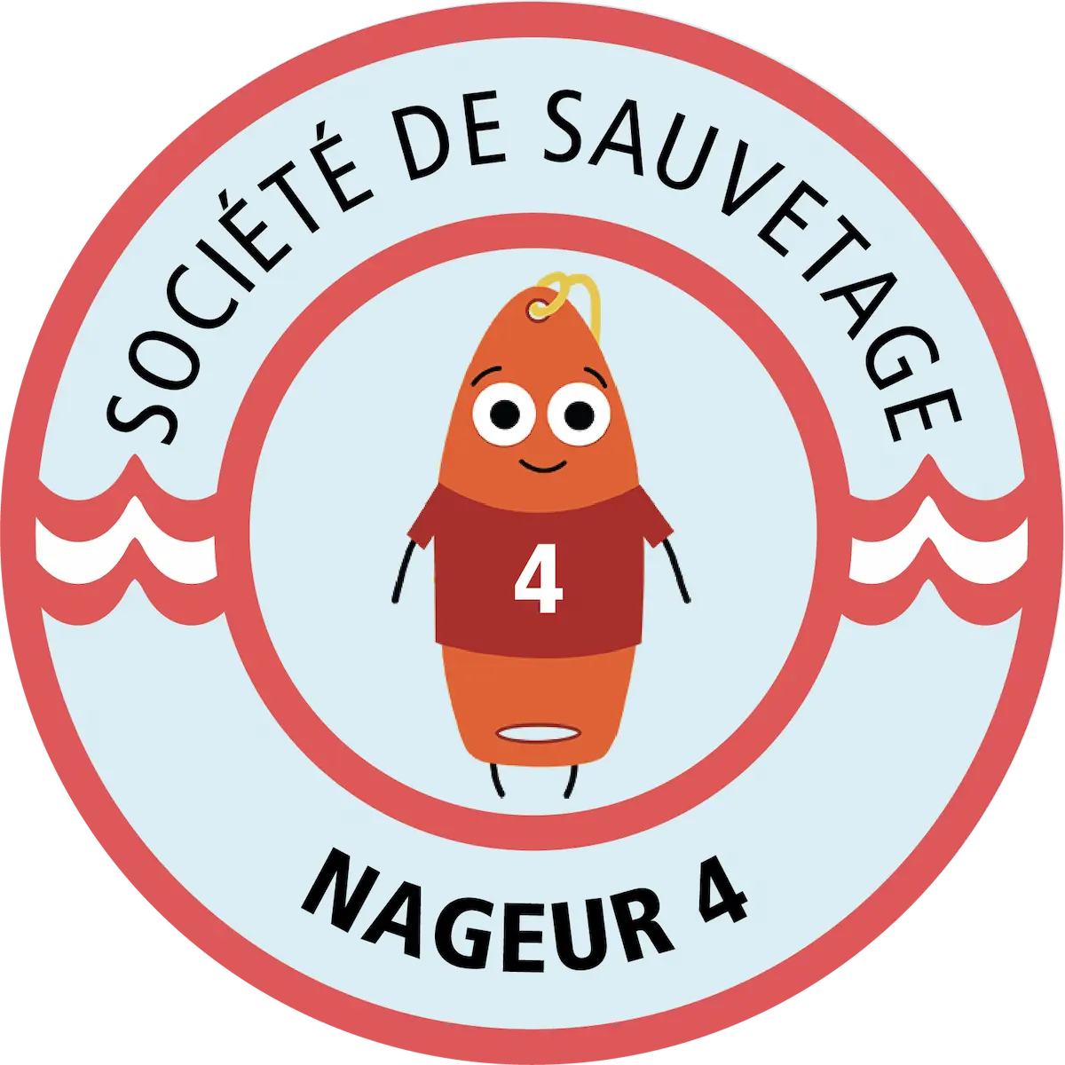 Badge Nageur 4
