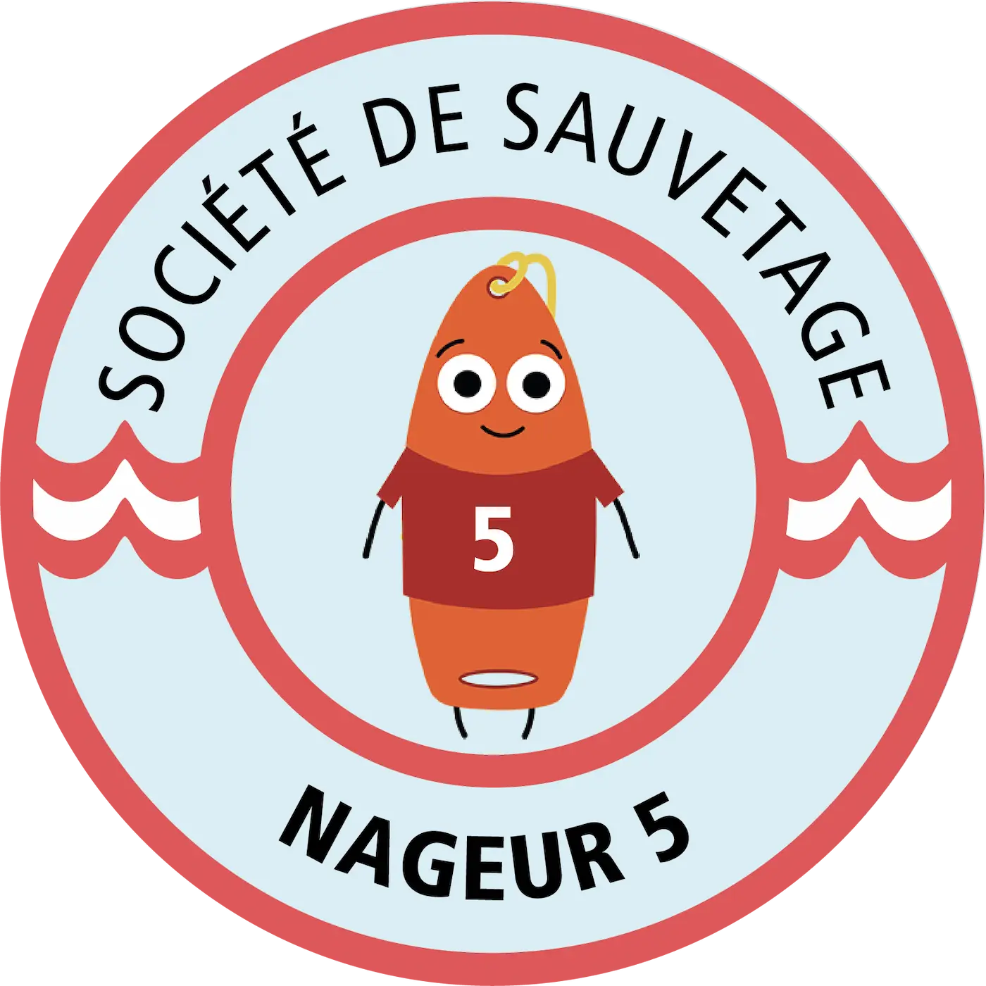 Badge Nageur 5
