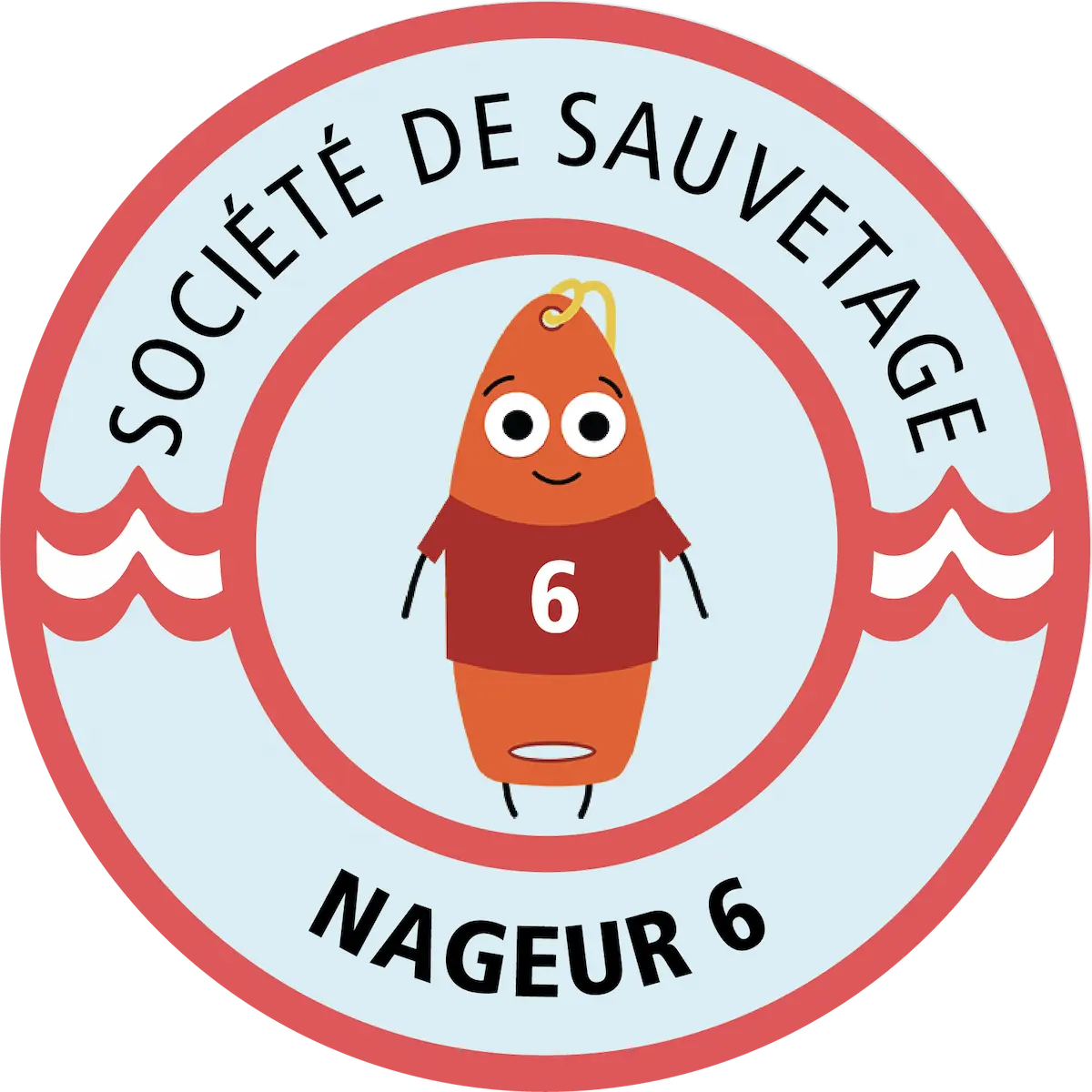 Badge Nageur 6