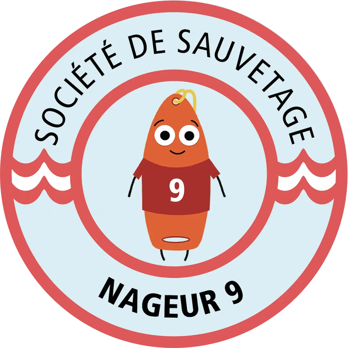 Badge Nageur 9